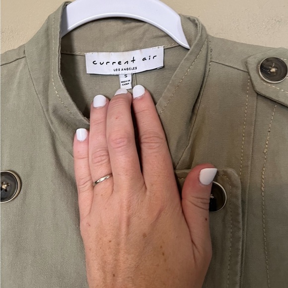 Current Air Military Style Trench Coat - Picture 2 of 5